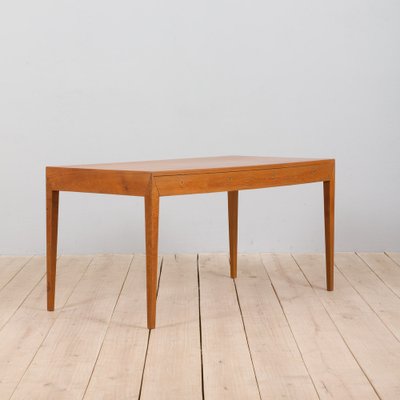 Teak Desk by Severin Hansen for Haslev Denmark, 1960s-UE-1154005