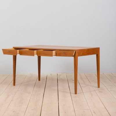 Teak Desk by Severin Hansen for Haslev Denmark, 1960s-UE-1154005