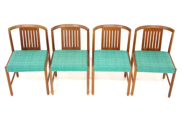 Teak Dining Chairs by Bertil Fridhagen for Bodafors, Sweden, 1960s, Set of 4-GEK-1794944