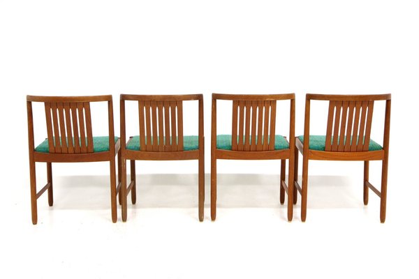 Teak Dining Chairs by Bertil Fridhagen for Bodafors, Sweden, 1960s, Set of 4-GEK-1794944