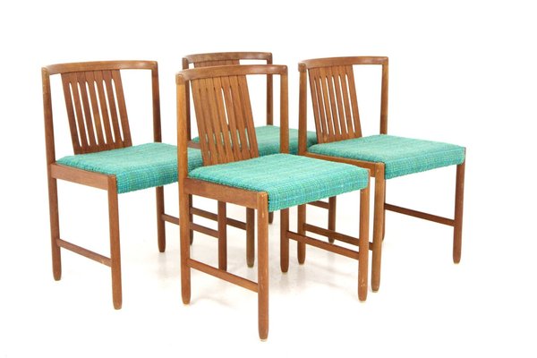 Teak Dining Chairs by Bertil Fridhagen for Bodafors, Sweden, 1960s, Set of 4-GEK-1794944