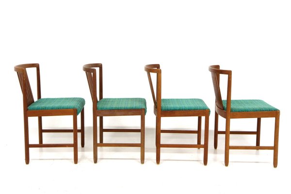 Teak Dining Chairs by Bertil Fridhagen for Bodafors, Sweden, 1960s, Set of 4-GEK-1794944