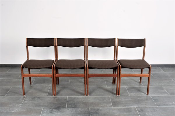 Teak Dining Chairs by Erik Buch for Anderstrup, 1950s, Set of 4-IV-706457