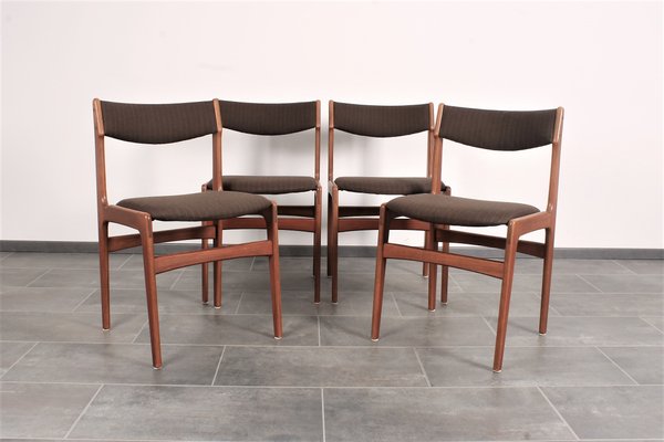 Teak Dining Chairs by Erik Buch for Anderstrup, 1950s, Set of 4-IV-706457