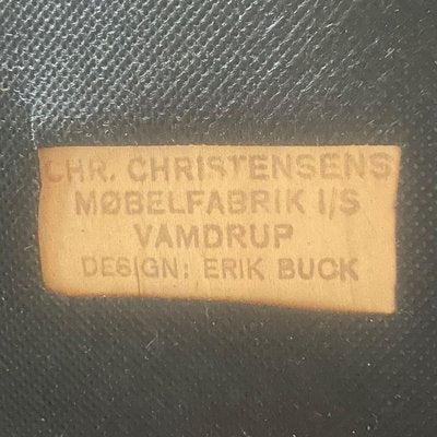 Teak Dining Chairs by Erik Buck for Chr. Christensens, 1960s, Set of 4-ZT-1345413