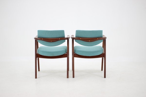 Teak Dining Chairs by Erik Kierkegaard, 1960s, Set of 8-TZ-848609