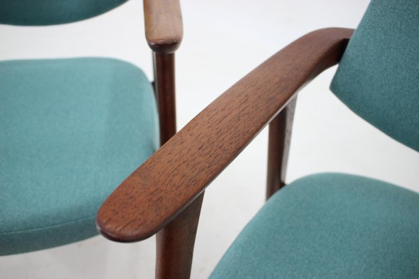 Teak Dining Chairs by Erik Kierkegaard, 1960s, Set of 8-TZ-848609