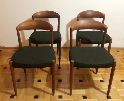 Teak Dining Chairs by Knud Andersen for JCA Jensen, Set of 4-FXJ-1209587