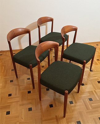 Teak Dining Chairs by Knud Andersen for JCA Jensen, Set of 4-FXJ-1209587