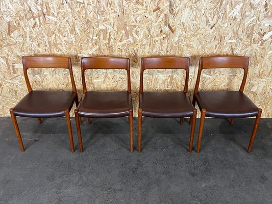 Teak Dining Chairs by Niels O. Möller for J.L Møllers, 1970s, Set of 4-EJL-1396368