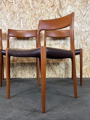 Teak Dining Chairs by Niels O. Möller for J.L Møllers, 1970s, Set of 4-EJL-1396368