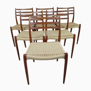 Teak Dining Chairs by Niels Otto Møller for J L Møllers, 1960s, Set of 6-YZQ-1784671