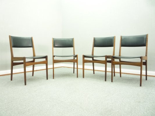 Teak Dining Chairs by Poul M. Volther, 1960s, Set of 4-UG-1238862