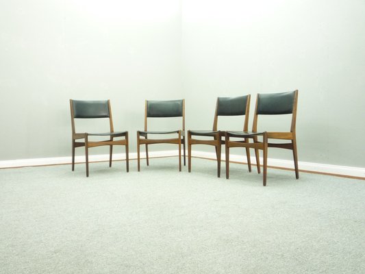 Teak Dining Chairs by Poul M. Volther, 1960s, Set of 4-UG-1238862