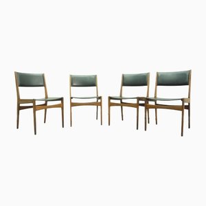 Teak Dining Chairs by Poul M. Volther, 1960s, Set of 4-UG-1238862