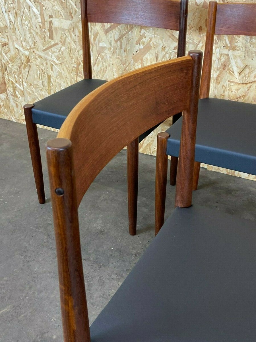 Teak Dining Chairs by Poul M. Volther for Frem Røjle, Set of 4