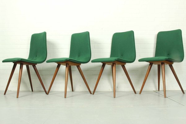 Teak Dining Chairs by Van Os, 1950s, Set of 4-ZA-1288839