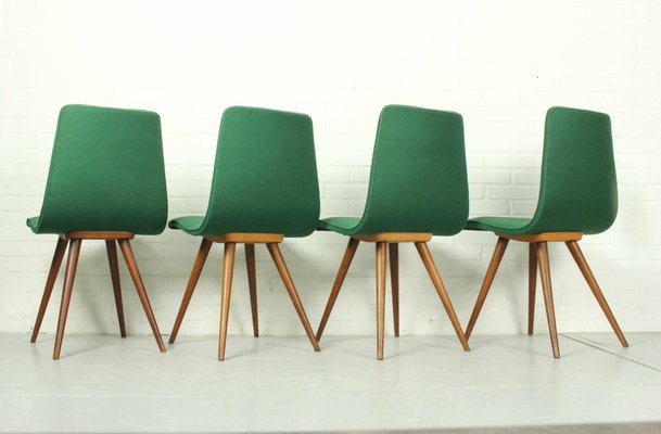 Teak Dining Chairs by Van Os, 1950s, Set of 4-ZA-1288839