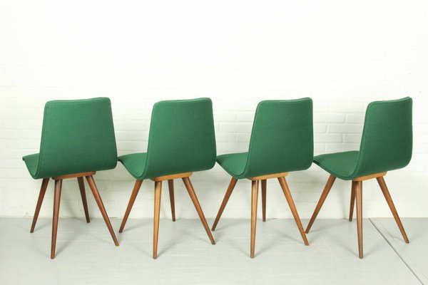 Teak Dining Chairs by Van Os, 1950s, Set of 4-ZA-1288839