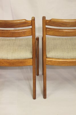 Teak Dining Chairs from Dyrlund, 1960s, Set of 4-OTF-1148637