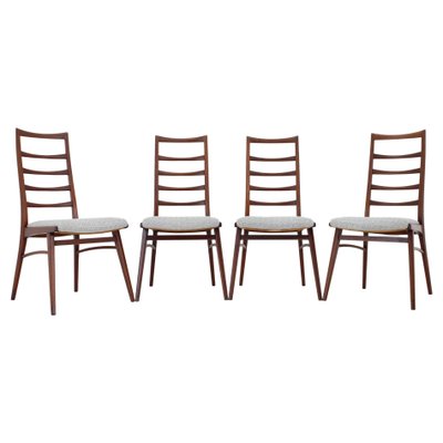 Teak Dining Chairs, Germany, 1960s, Set of 4-TZ-1374436