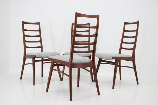 Teak Dining Chairs, Germany, 1960s, Set of 4-TZ-1374436