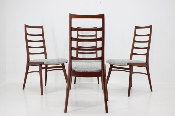 Teak Dining Chairs, Germany, 1960s, Set of 4-TZ-1374436