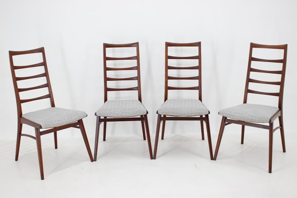 Teak Dining Chairs, Germany, 1960s, Set of 4-TZ-1374436