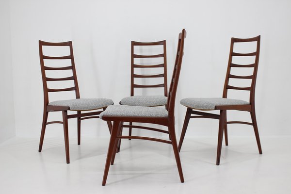 Teak Dining Chairs, Germany, 1960s, Set of 4-TZ-1374436