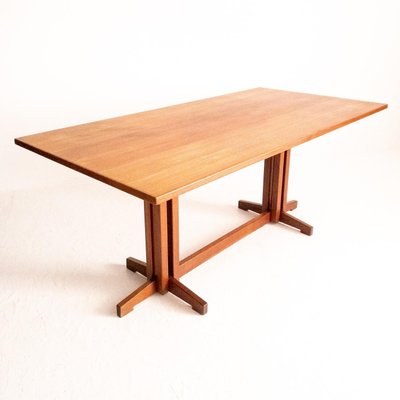 Teak Dining Table by Ilmari Tapiovaara for the Permanent of Cantù, 1960s-UPW-978114