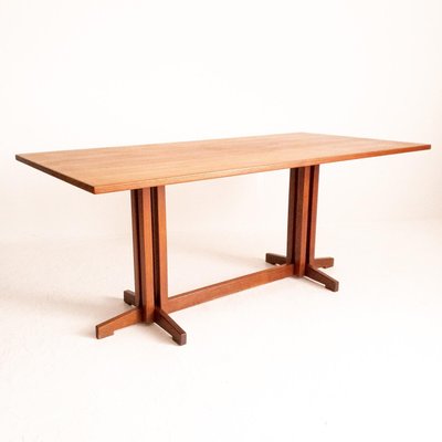 Teak Dining Table by Ilmari Tapiovaara for the Permanent of Cantù, 1960s-UPW-978114