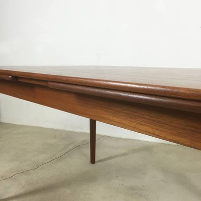 Teak Dining Table by Willy Sigh for H. Sigh and Sons Mobelfabrik, Denmark, 1960s-QZ-1053238