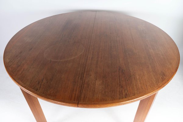 Teak Dining Table with Extension, 1960s-UY-999230