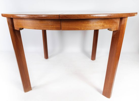 Teak Dining Table with Extension, 1960s-UY-999230