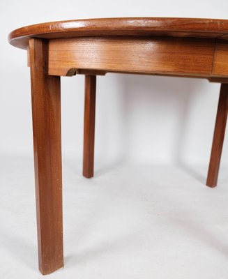 Teak Dining Table with Extension, 1960s-UY-999230