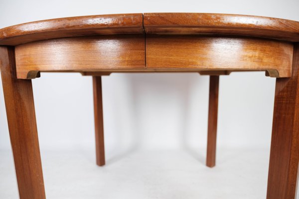 Teak Dining Table with Extension, 1960s-UY-999230