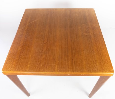 Teak Dining Table with Extensions by Henning Kjærnulf, 1960s-UY-952739