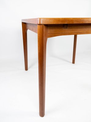 Teak Dining Table with Extensions by Henning Kjærnulf, 1960s-UY-952739