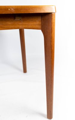 Teak Dining Table with Extensions by Henning Kjærnulf, 1960s-UY-952739