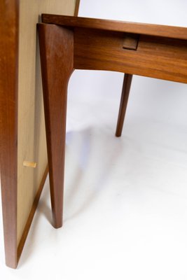 Teak Dining Table with Extensions by Henning Kjærnulf, 1960s-UY-952739