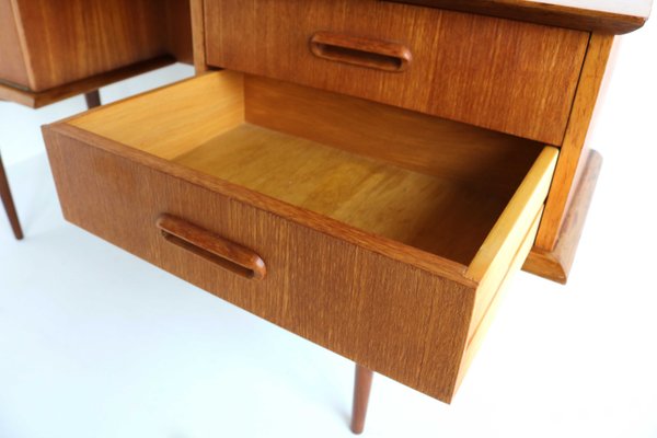 Teak Dressing Table with Mirror, 1960s-OKN-2021521