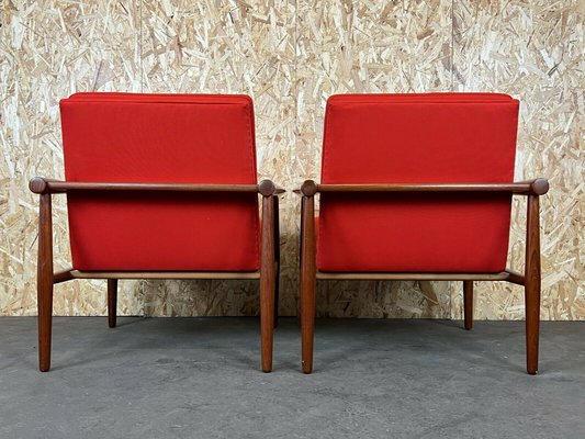 Teak Easy Chair by Kai Lyngfeldt Larsen for Søborg Møbelfabrik, 1960s, Set of 2-EJL-1177183