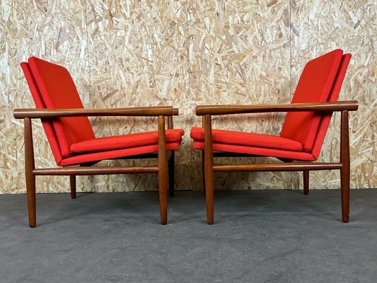 Teak Easy Chair by Kai Lyngfeldt Larsen for Søborg Møbelfabrik, 1960s, Set of 2-EJL-1177183