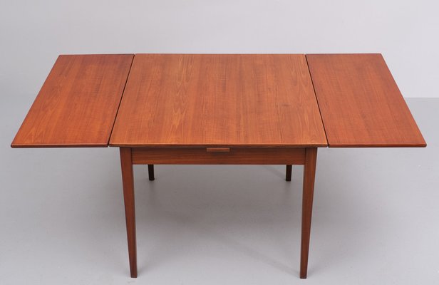 Teak Extendable Dining Table, 1960s-GCG-1806156