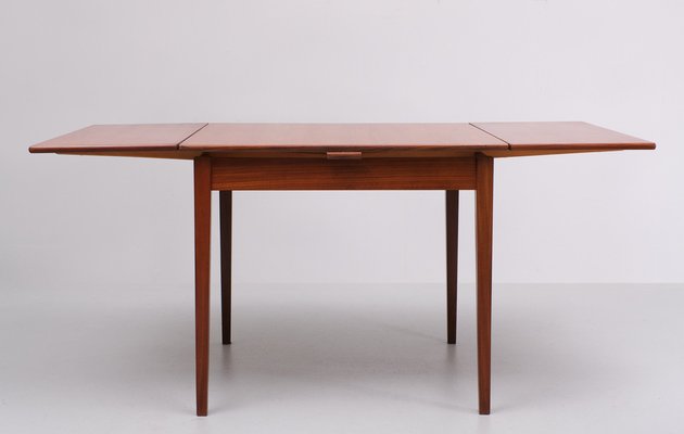 Teak Extendable Dining Table, 1960s-GCG-1806156