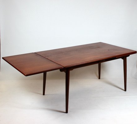 Teak Extendable Dining Table by Hans J. Wegner for Andreas Tuck, 1960s-UY-621181