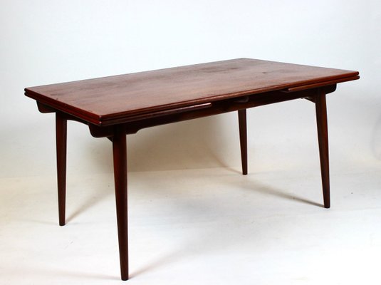 Teak Extendable Dining Table by Hans J. Wegner for Andreas Tuck, 1960s-UY-621181