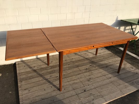 Teak Extendable Dining Table by Niels Otto Møller, 1960s-EXJ-589369