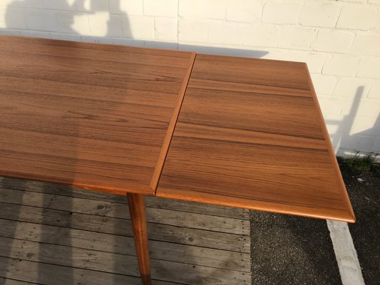 Teak Extendable Dining Table by Niels Otto Møller, 1960s-EXJ-589369