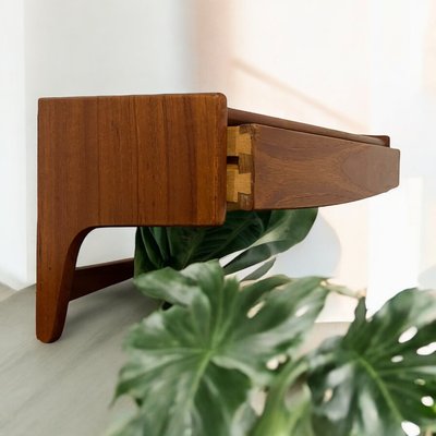 Teak Floating Bedside by Arne Hovmand Olsen for Mogens Kold-DZY-2034971